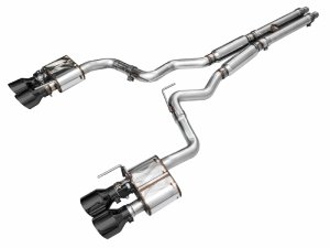 Ford Mustang Performance Exhaust - AWE Tuning - SwitchPath Cat Back - Diamond Black - 2024+